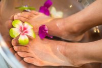 De perfecte spa-badkamer voor je thuis pedicure ritueel